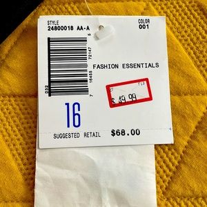 NWT Liz Claiborne Black Linen High Waist Pants 16